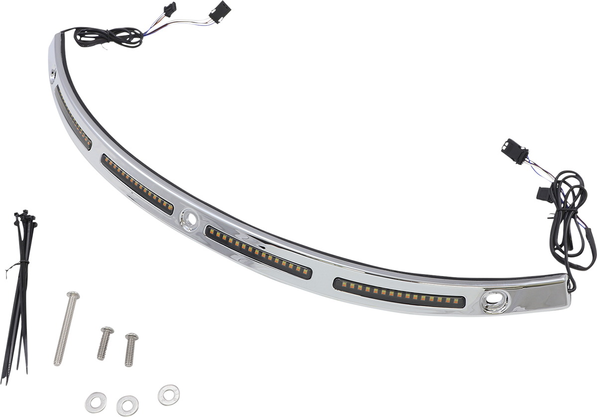 Custom Dynamics Windshield Trim - Chrome