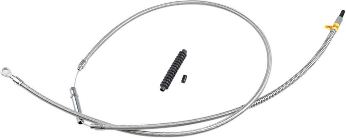 Barnett High-Efficiency Stainless Steel Clutch Cable For Harley-Davidson - +12" - '08-'16 Touring/Trike