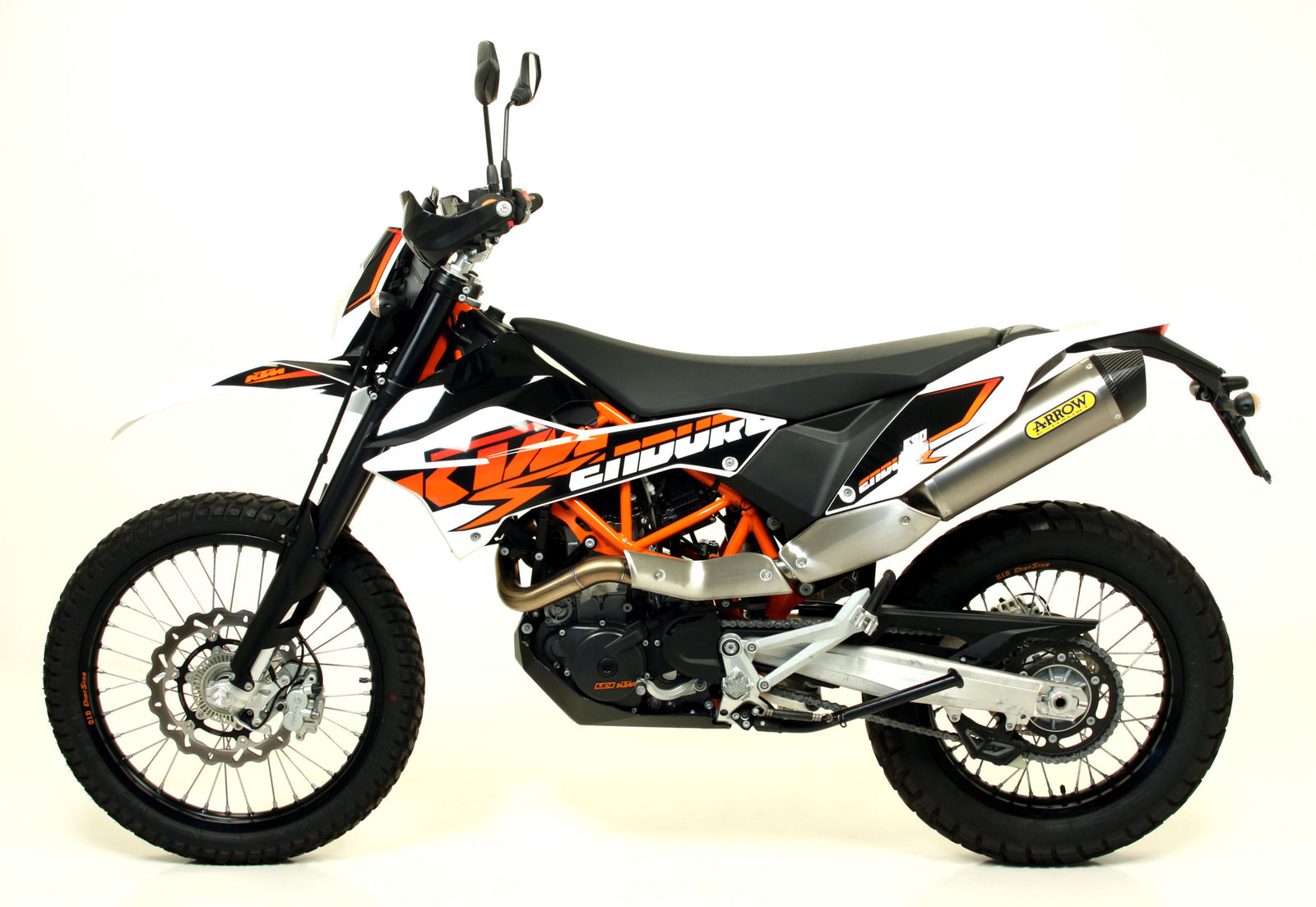 Race-Tech Titanium Slip On With Carbon End Cap