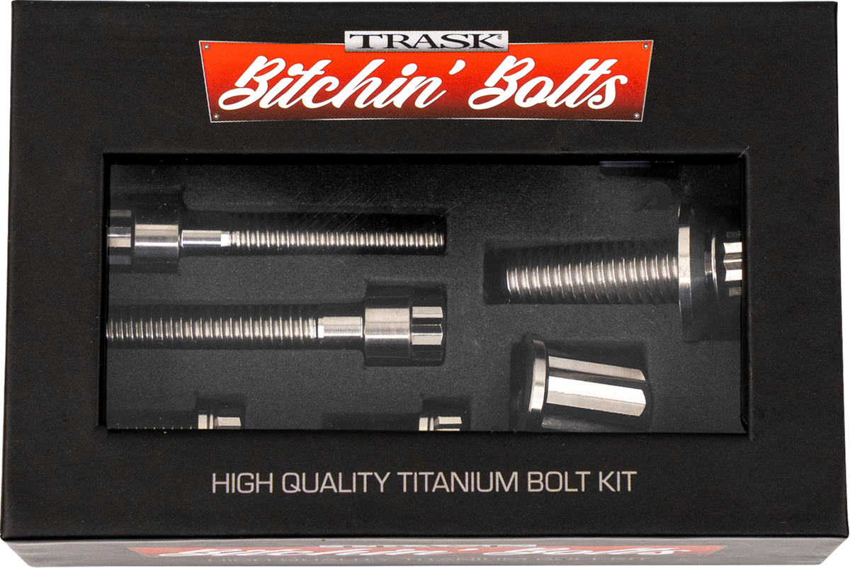 Trask Bitchin' Bolts Hardware Kit - Titanium - M8 - Coil And Horn