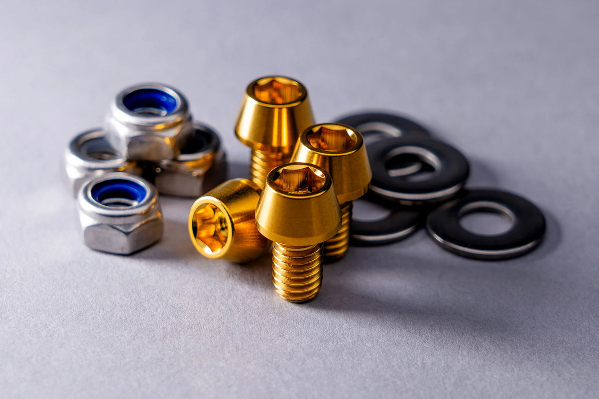 Yoshimura Titanium License Plate Frame Bolts