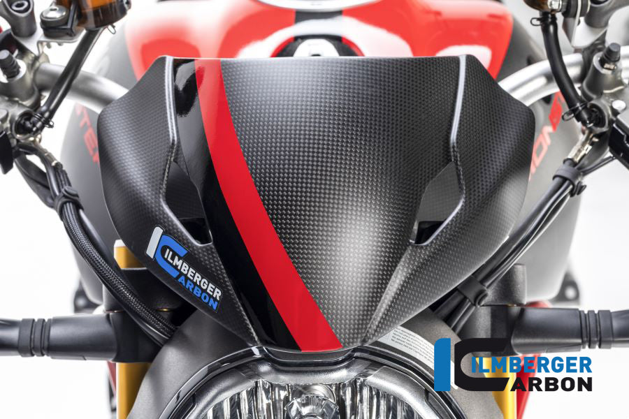 Ilmberger Carbon Windshield With Holder Ducati Monster 1200 / 1200 S - Matte