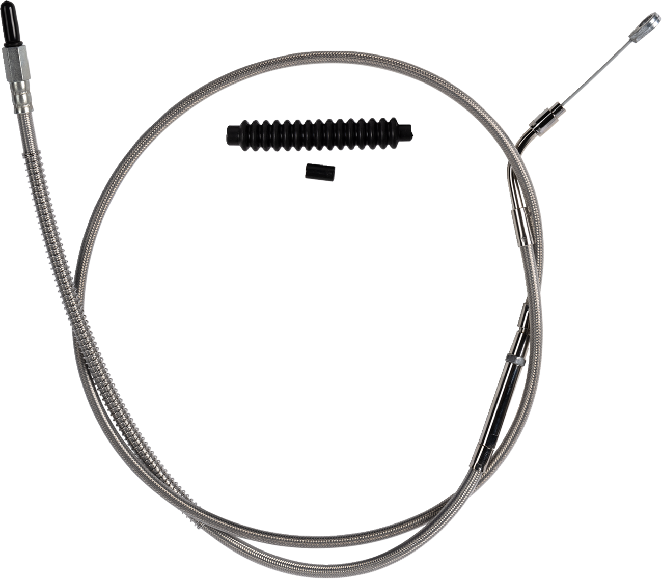 Barnett High-Efficiency Stainless Steel Clutch Cable For Harley-Davidson - +6" - '21-'24 FLH