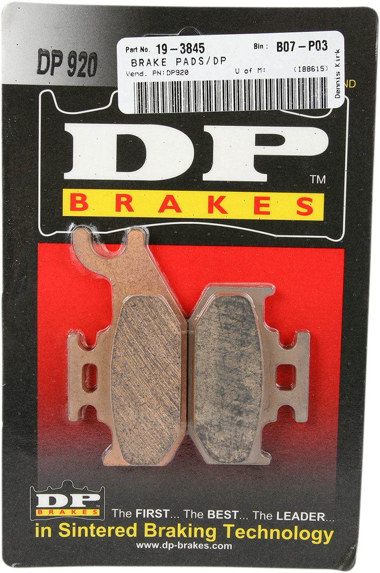 DP Brakes Sintered Brake Pads