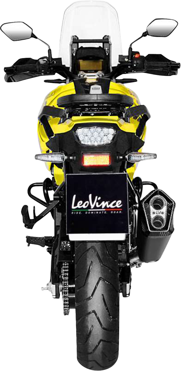 LeoVince LV-12 Slip-On Muffler - Black - V-Strom 1050