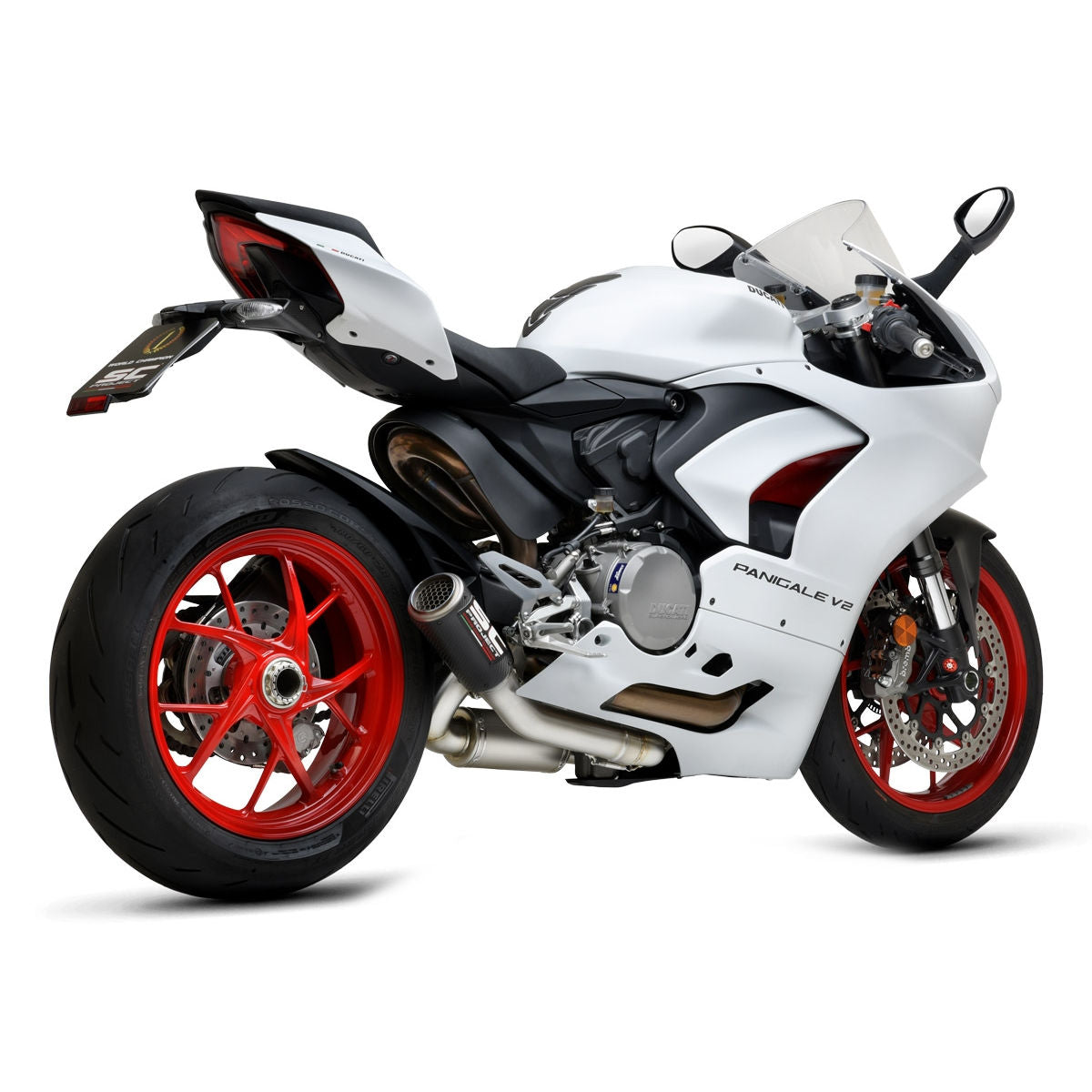 SC Project CRT Carbon Slip On Exhaust for Panigale V2
