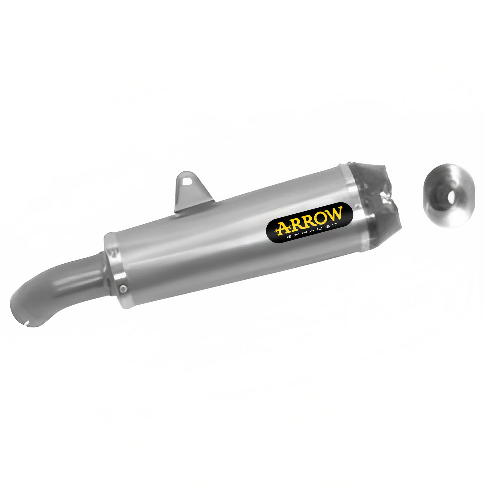 Arrow 71793PK Works Titanium Slip On With Carbon End Cap