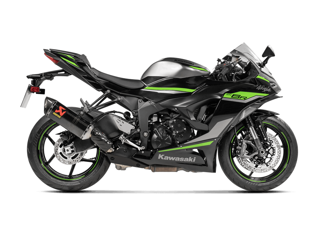Akrapovic Slip-On Line Muffler - Carbon Fiber - ZX-6R