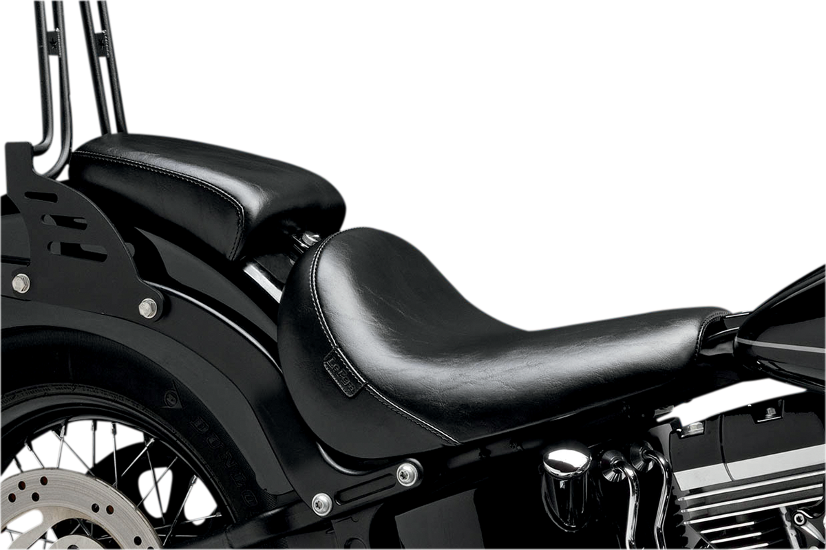 Le Pera Bare Bones Pillion Pad - Smooth - Black - FXS/FLS '11-'17