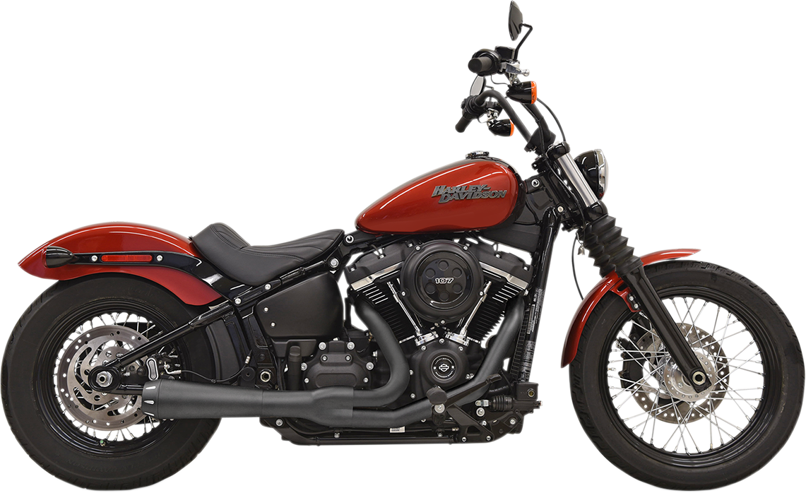 Bassani Xhaust 2-Into-1 Road Rage Exhaust System - Black