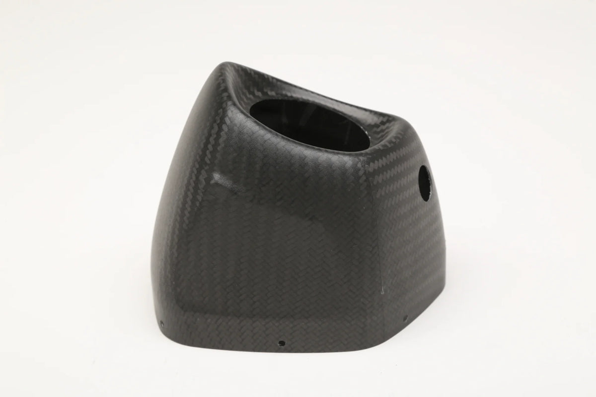 Yoshimura RS-12 Carbon Fiber End Cap Cover, RIght Side, Flat Finish