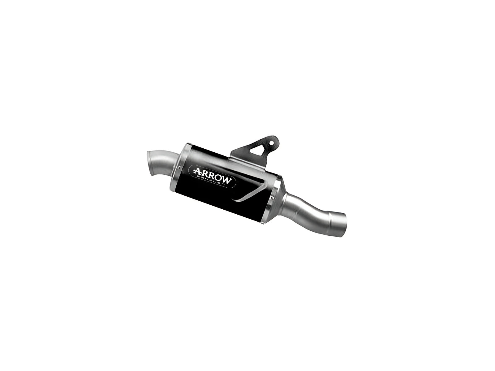 72651AON Indy Race Evo Aluminium Dark Slip On With Steel End Cap