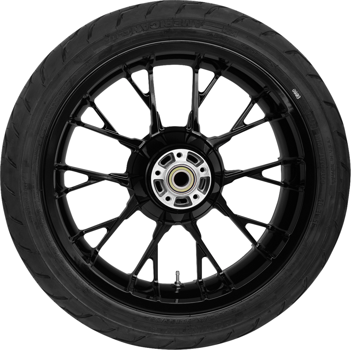 Coastal Moto Marlin Rear Wheel - Solid Black (18") | Dunlop Tire (180/55b18)