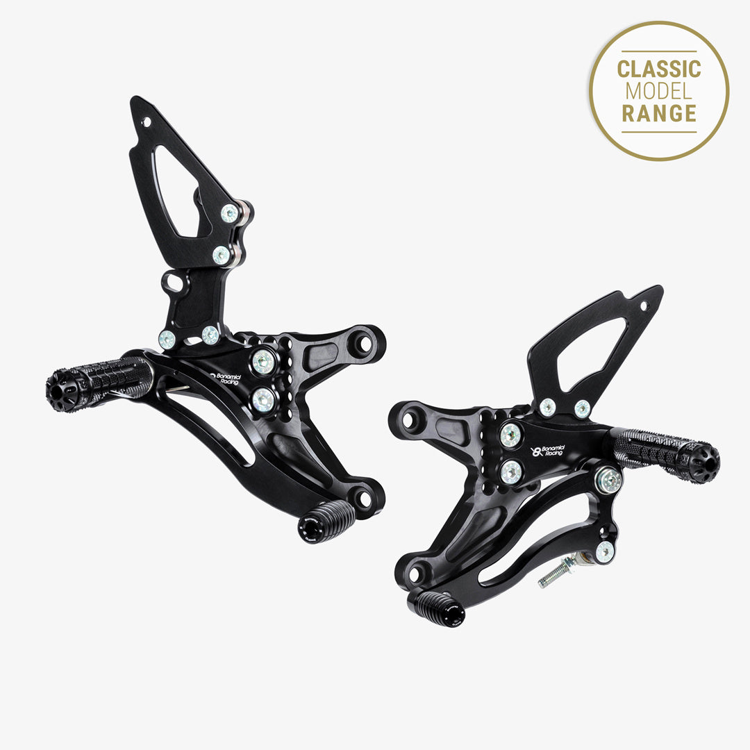Bonamici Racing Adjustable Rearsets - Kawasaki ZX-6R
