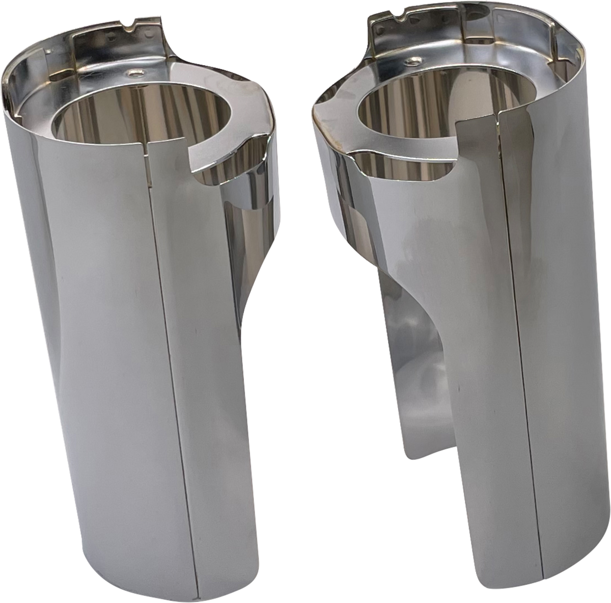Arlen NESS Fork Boot Cover - Chrome - Smooth