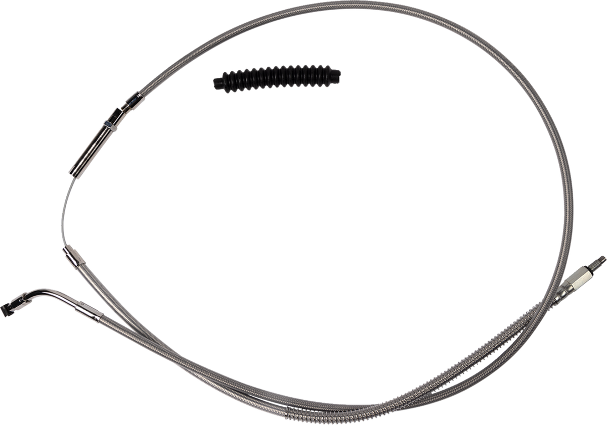 Barnett High-Efficiency Stainless Steel Clutch Cable For Harley-Davidson - +8" - '23-'24 FLTRXSE