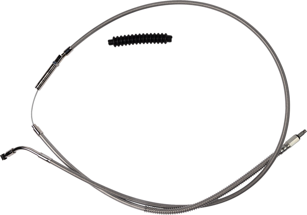 Barnett High-Efficiency Stainless Steel Clutch Cable For Harley-Davidson - +8" - '23-'24 FLTRXSE