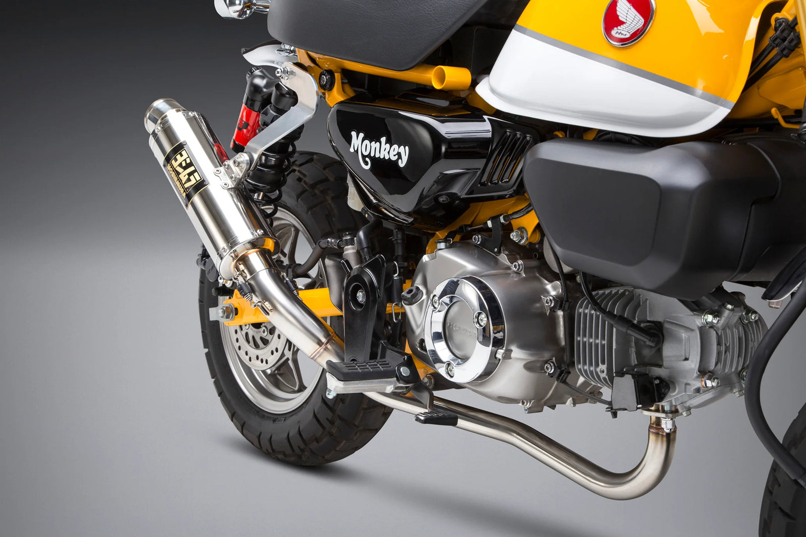 Yoshimura U.S. SPEC MONKEY 19-26 Race GP-MAGNUM Stainless Full Exhaust, W/ Stainless Muffler
