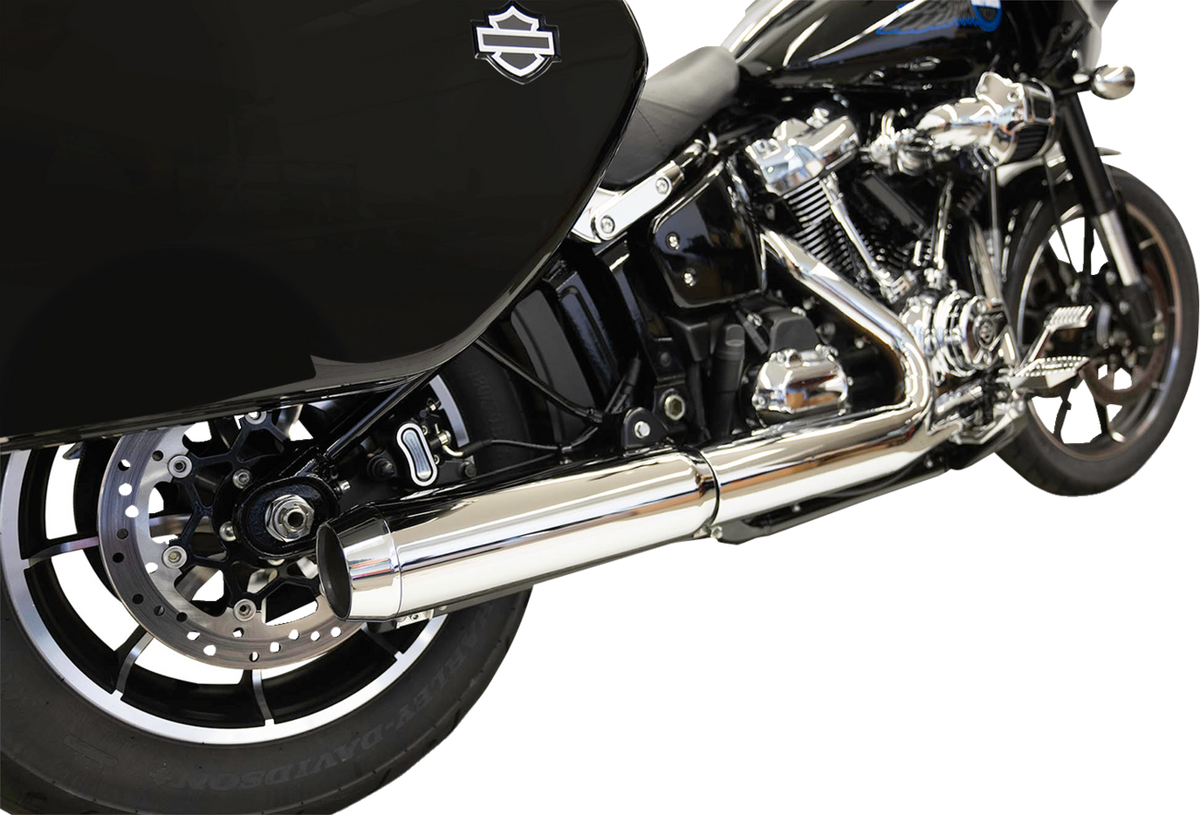 Bassani Xhaust 4" Slip-On Muffler With Baffle Core