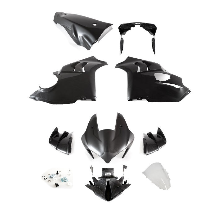 Fullsix Carbon COMPLETE FAIRING KIT - V4/R -> RS - With Fasteners And Windscreen
