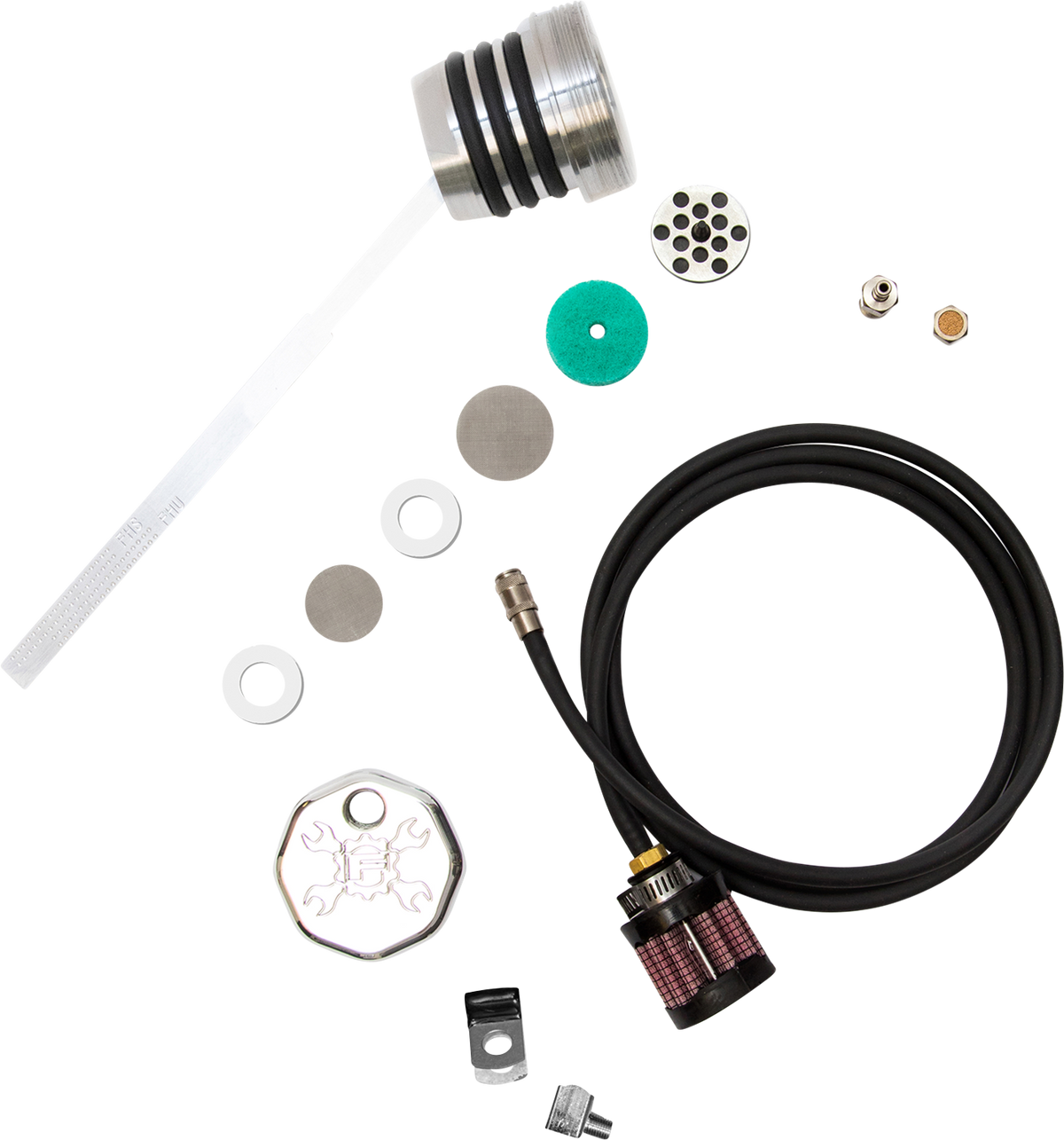 Feuling Parts Vented Dipstick - Polished - Dyna