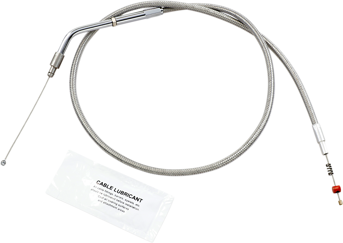 Barnett Stainless Steel Idle Cable - '96-'06 Sportster