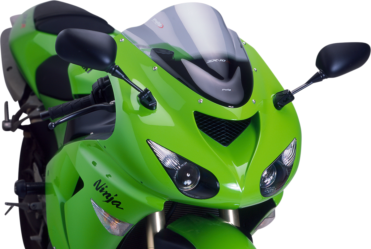PUIG HI-Tech Parts Race Windscreen - Smoke - ZX10R