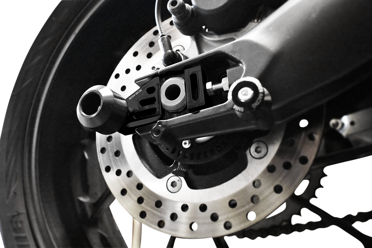 Driven Racing Axle Block Sliders - Yamaha FZ-9 - Black