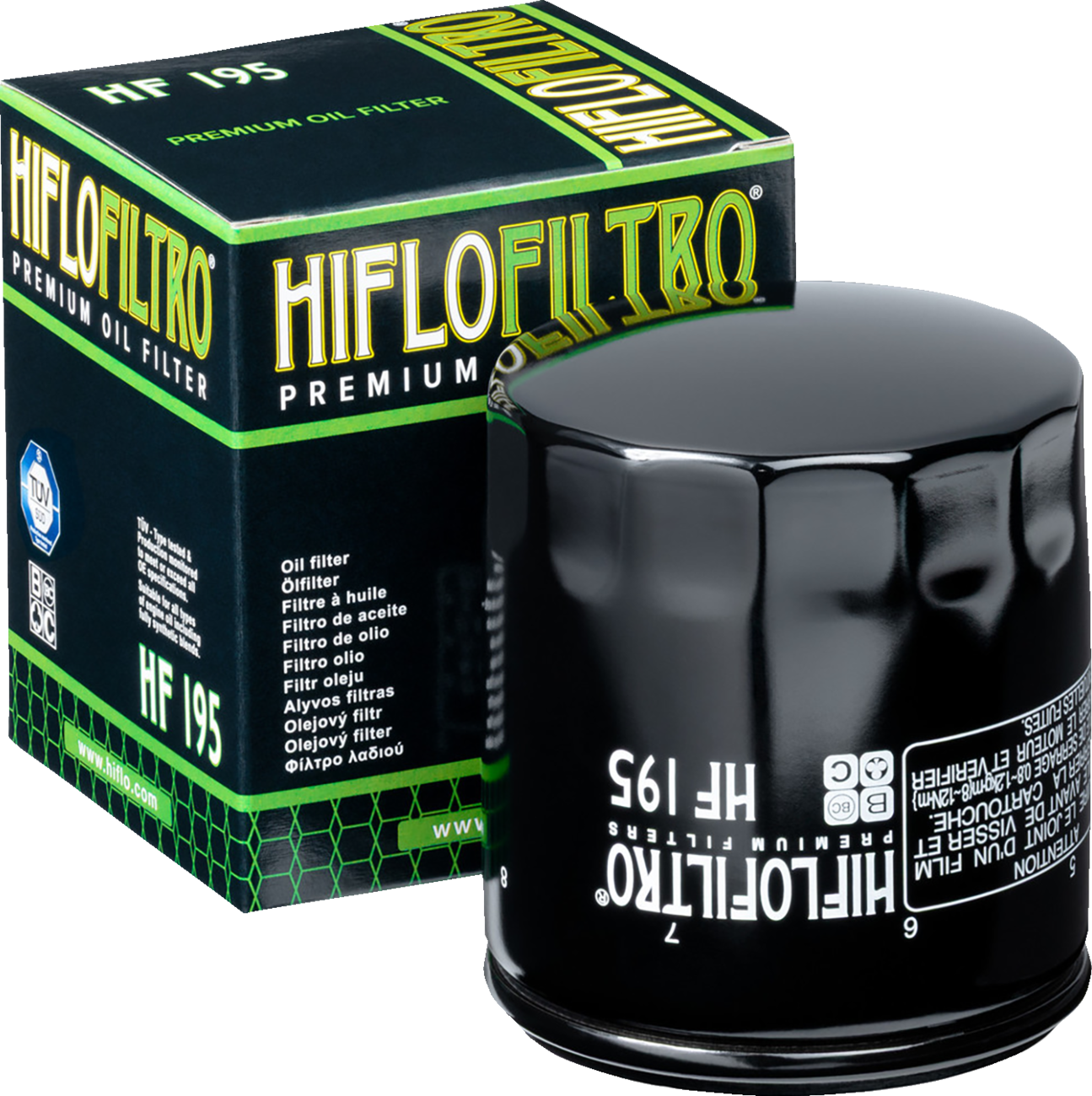 Hiflofiltro Oil Filter - Black