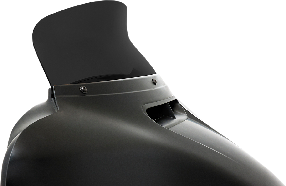 Memphis Shades Spoiler Windshield - 6-1/2" - Dark Black Smoke - FLH