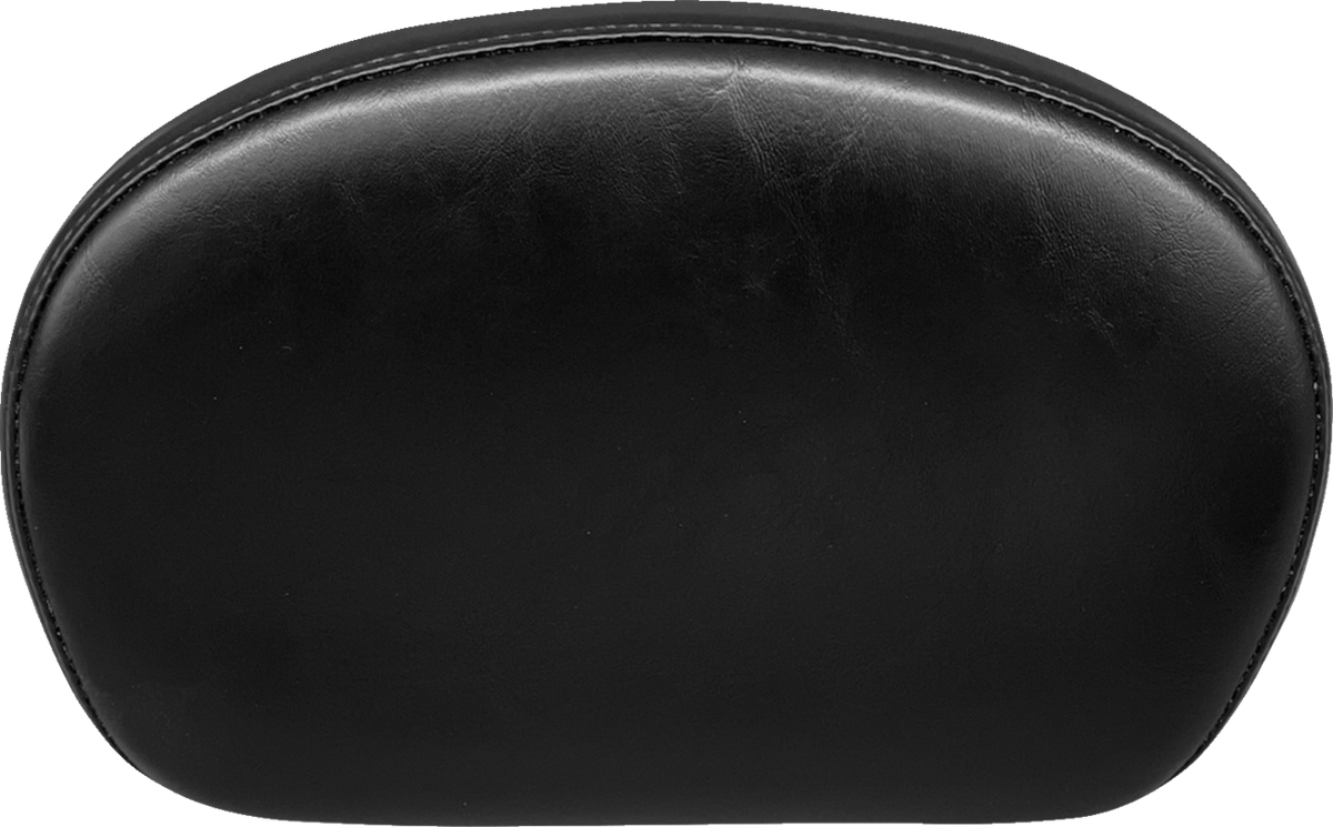 Le Pera Sissy Bar Pad - Medium - Smooth - Shiny Black
