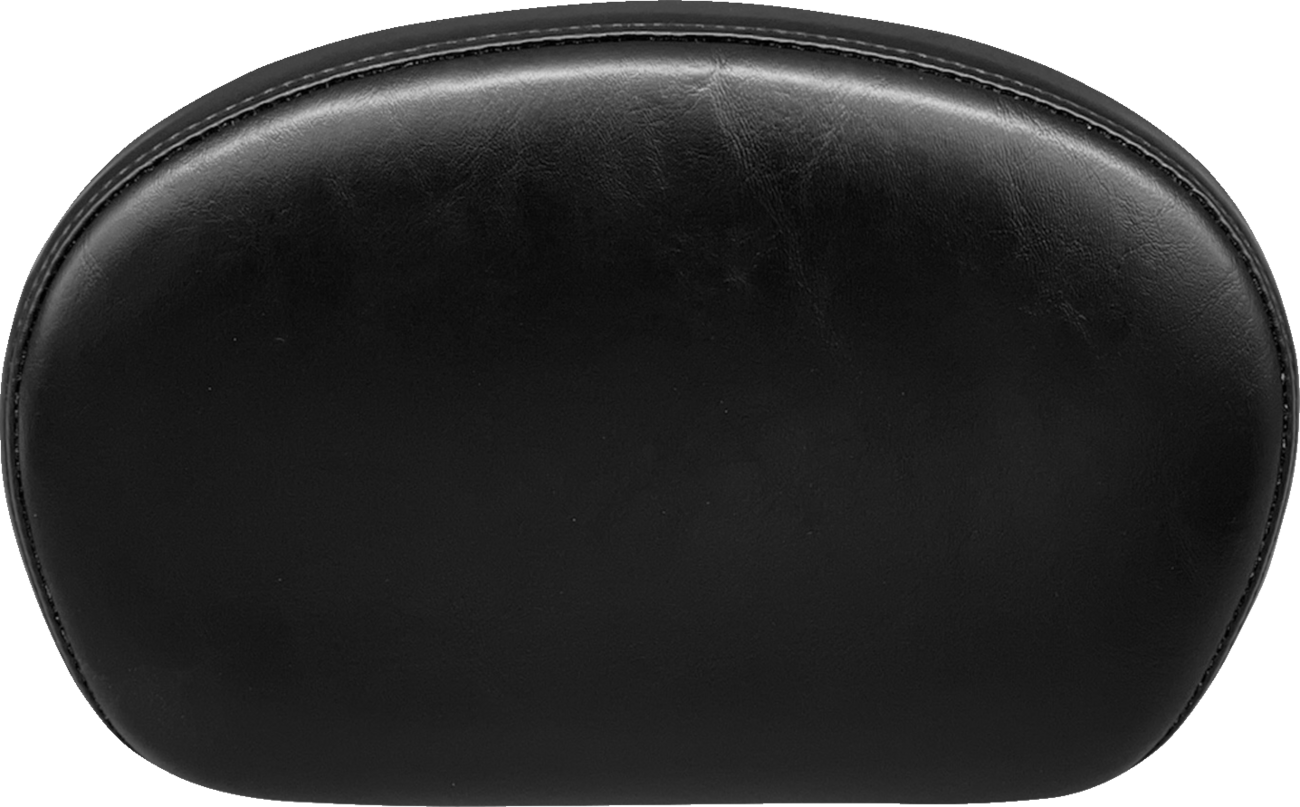 Le Pera Sissy Bar Pad - Medium - Smooth - Shiny Black
