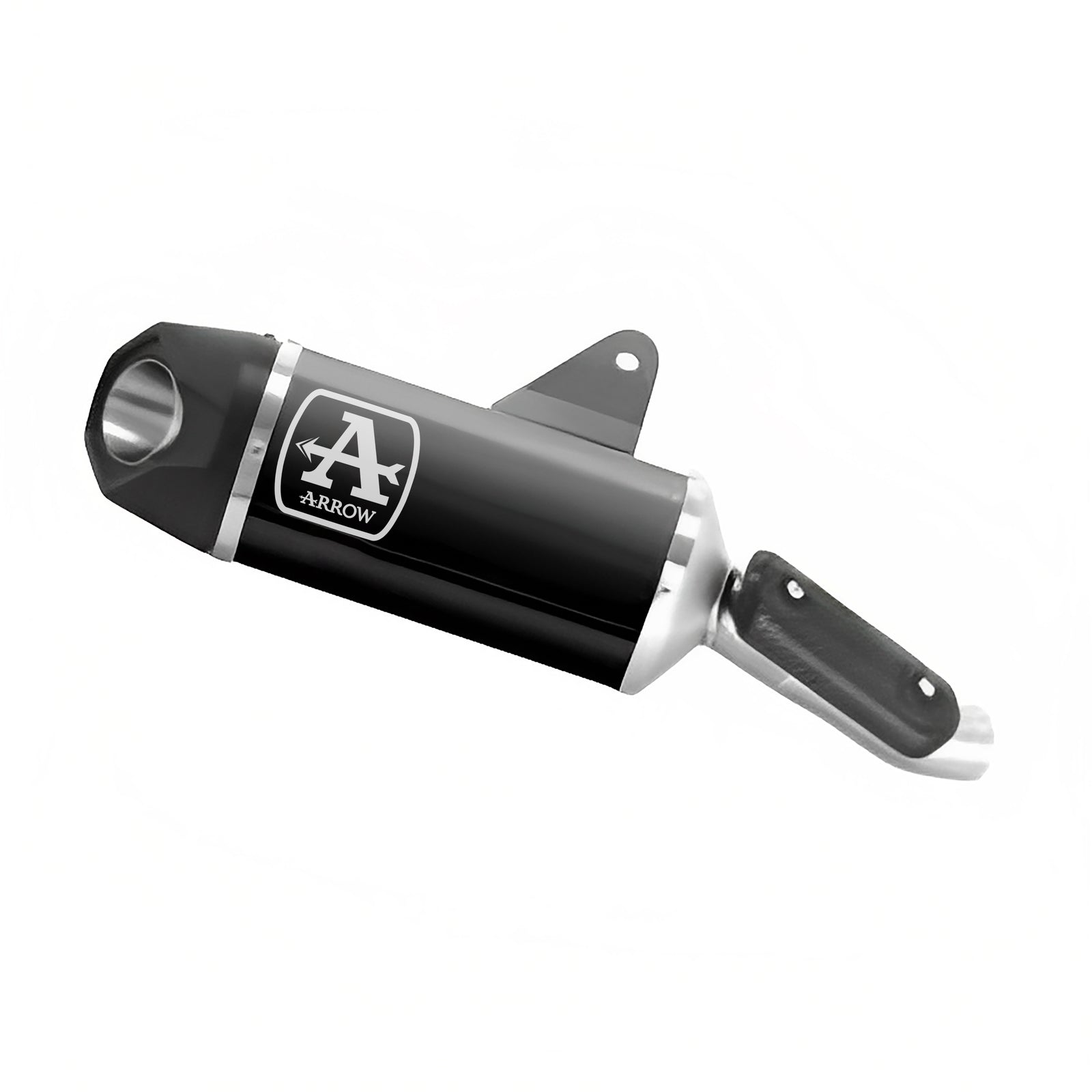 Arrow 71939AKN Indy Race Aluminium Dark Slip On With Carbon End Cap
