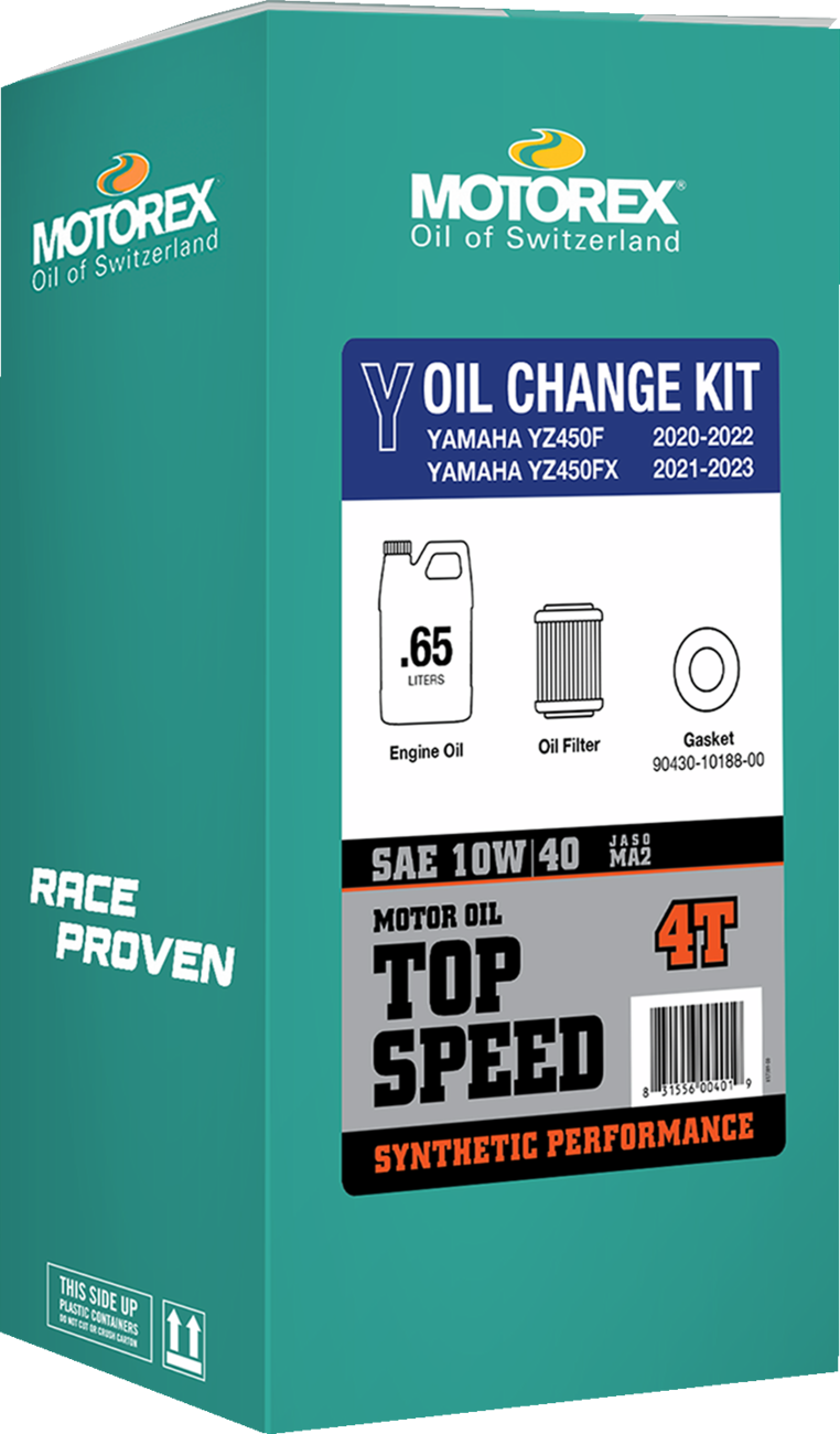 Motorex Oil Change Kit - Yamaha YZ 450 - 10w-40