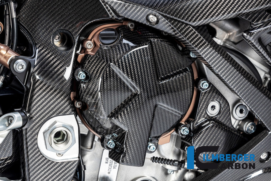 Ilmberger Carbon Clutch Case Cover BMW S1000RR 2020-2026 - Gloss / Twill