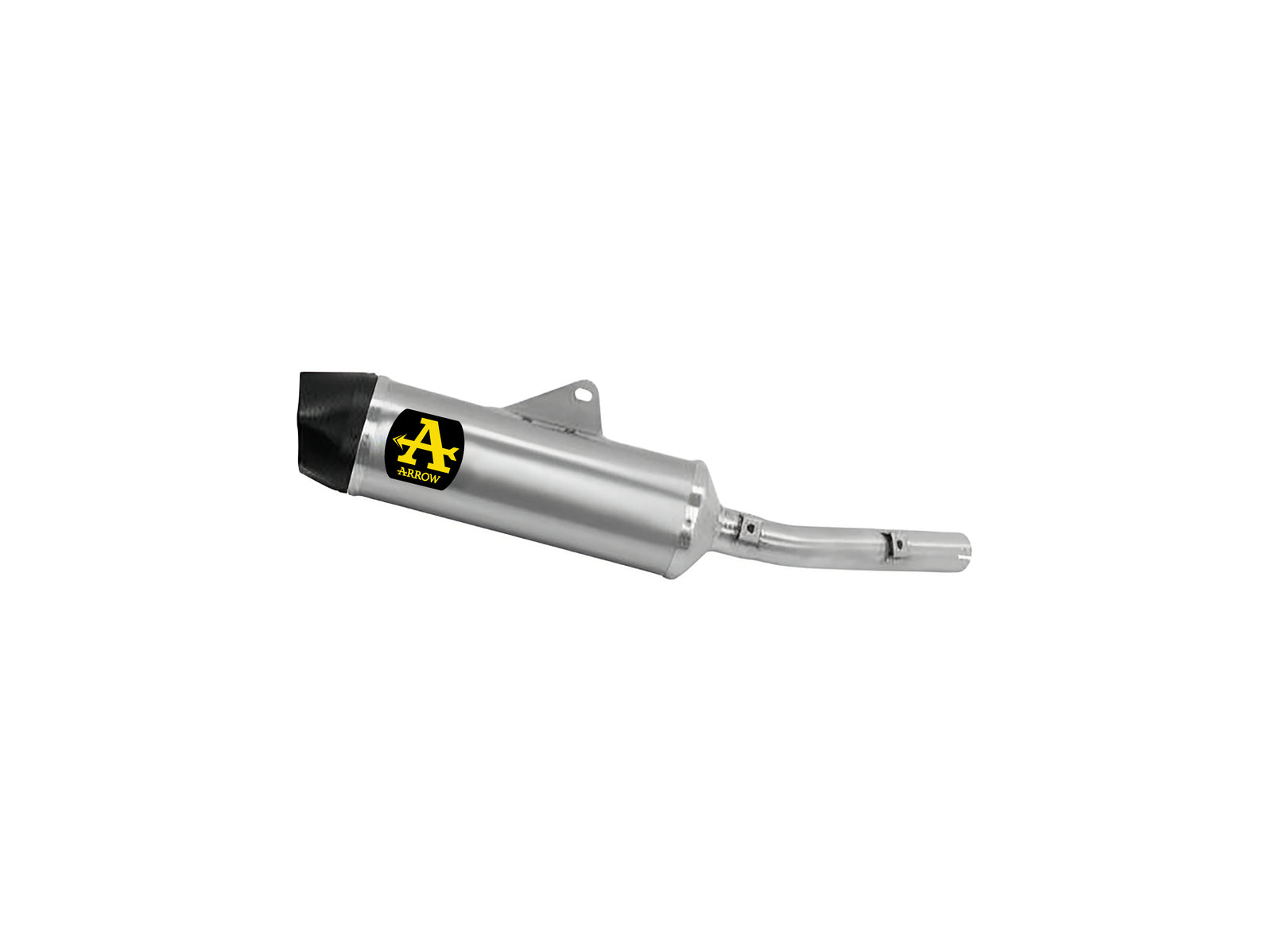 72661AK Indy Race Aluminium Slip On With Carbon End Cap