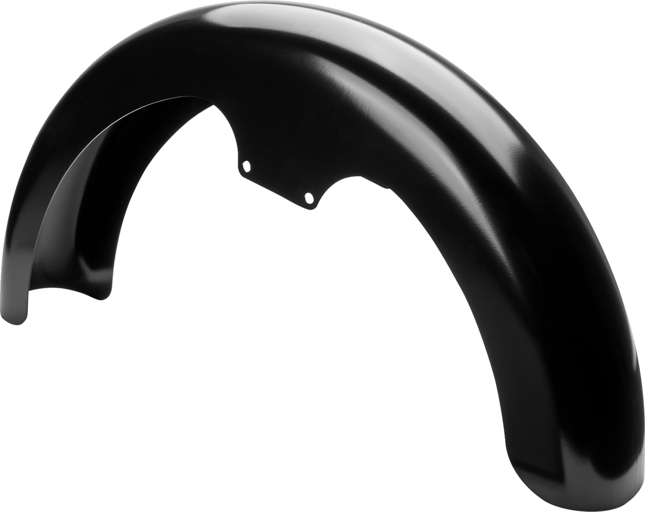 Klock Werks Wrapper Front Fender - Black - 19" - HD Softail