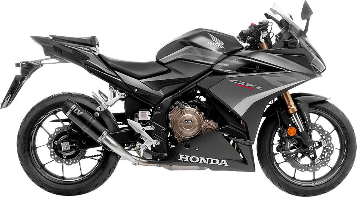 LeoVince GP Corsa EVO Slip-On Muffler - Black Edition - CB/CBR 500