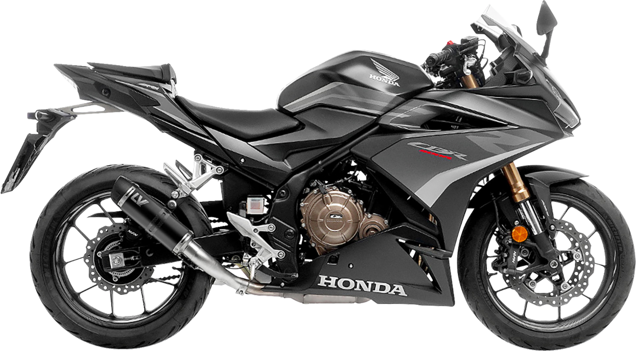 LeoVince GP Corsa EVO Slip-On Muffler - Black Edition - CB/CBR 500