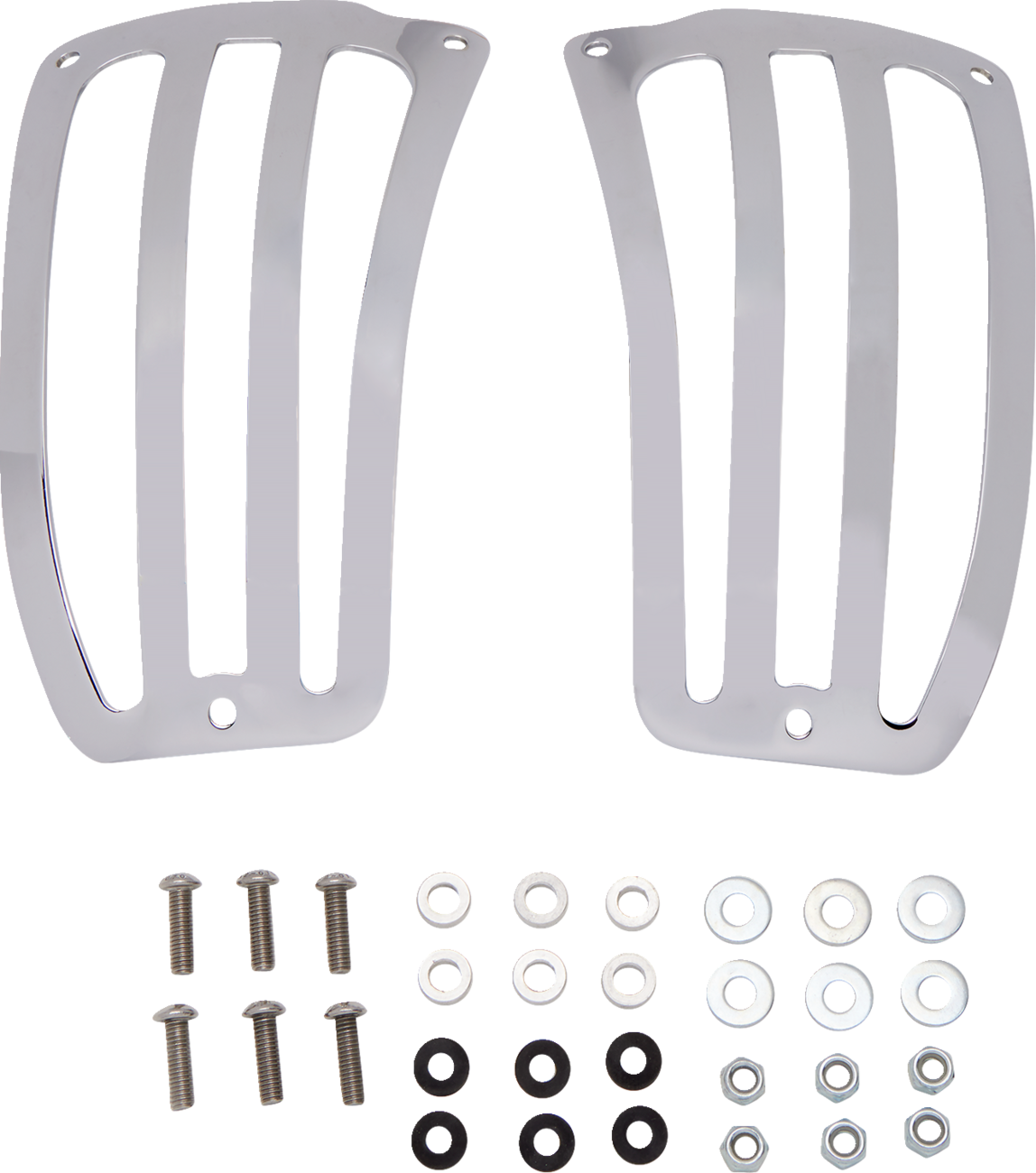 Cobra Saddlebag Lid Guards - Chrome