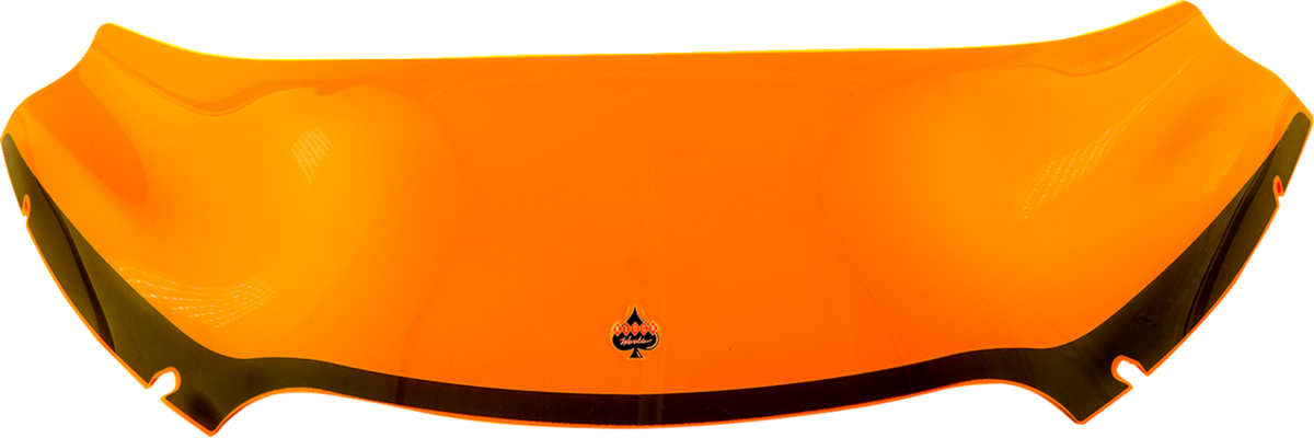 Klock Werks Ice Flare® Windshield - 6" - Orange Ice - '15-'25 FLTR