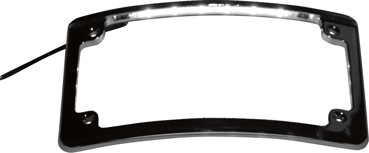 Custom Dynamics Radius LED License Plate Frame