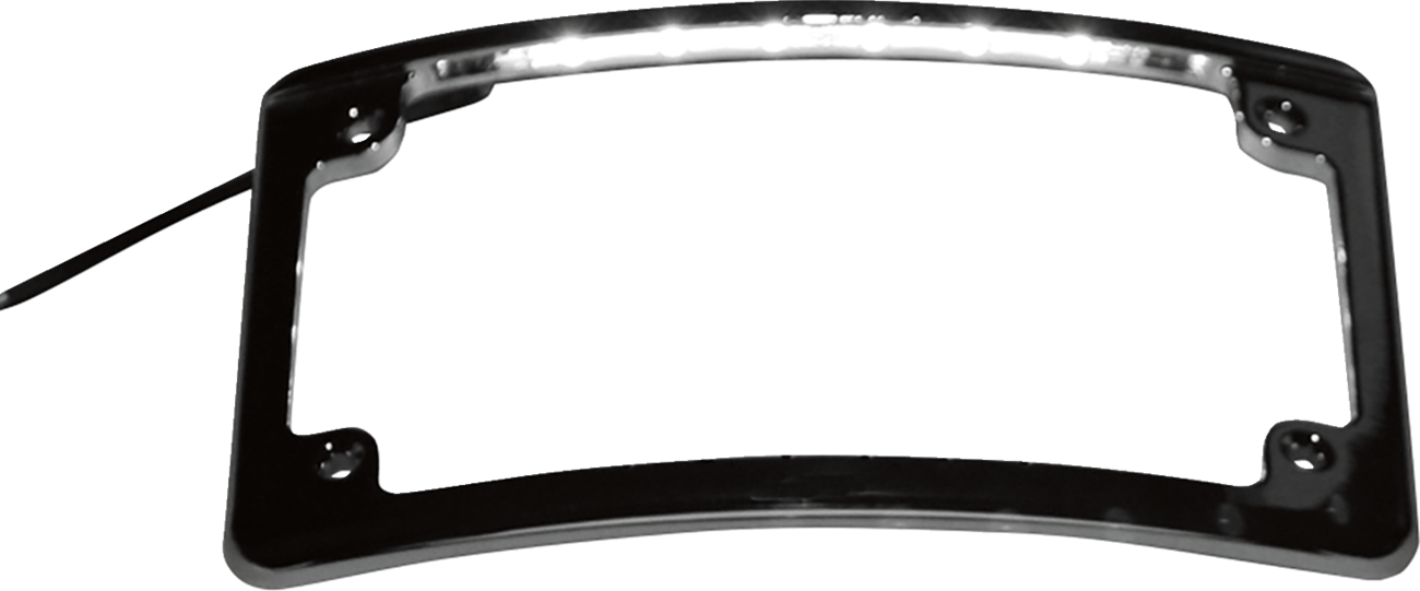 Custom Dynamics Radius LED License Plate Frame