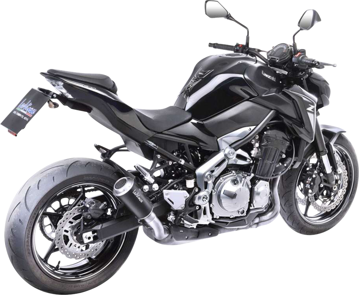 LeoVince LV-10 Slip-On Muffler - Black Stainless Steel - Z 900