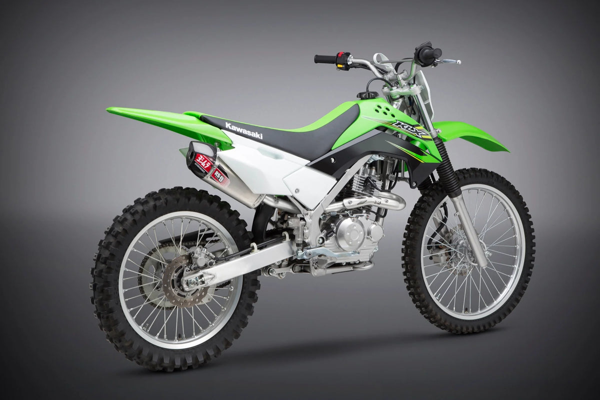 Yoshimura KLX140/L/G/R/RL/RF 11-26 RS-9 Stainless Full Exhaust, W/ Aluminum Muffler