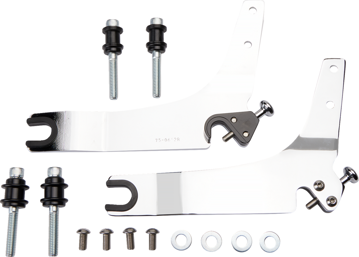 Cobra Backrest Kit - 11" - Chrome - FLHC/S