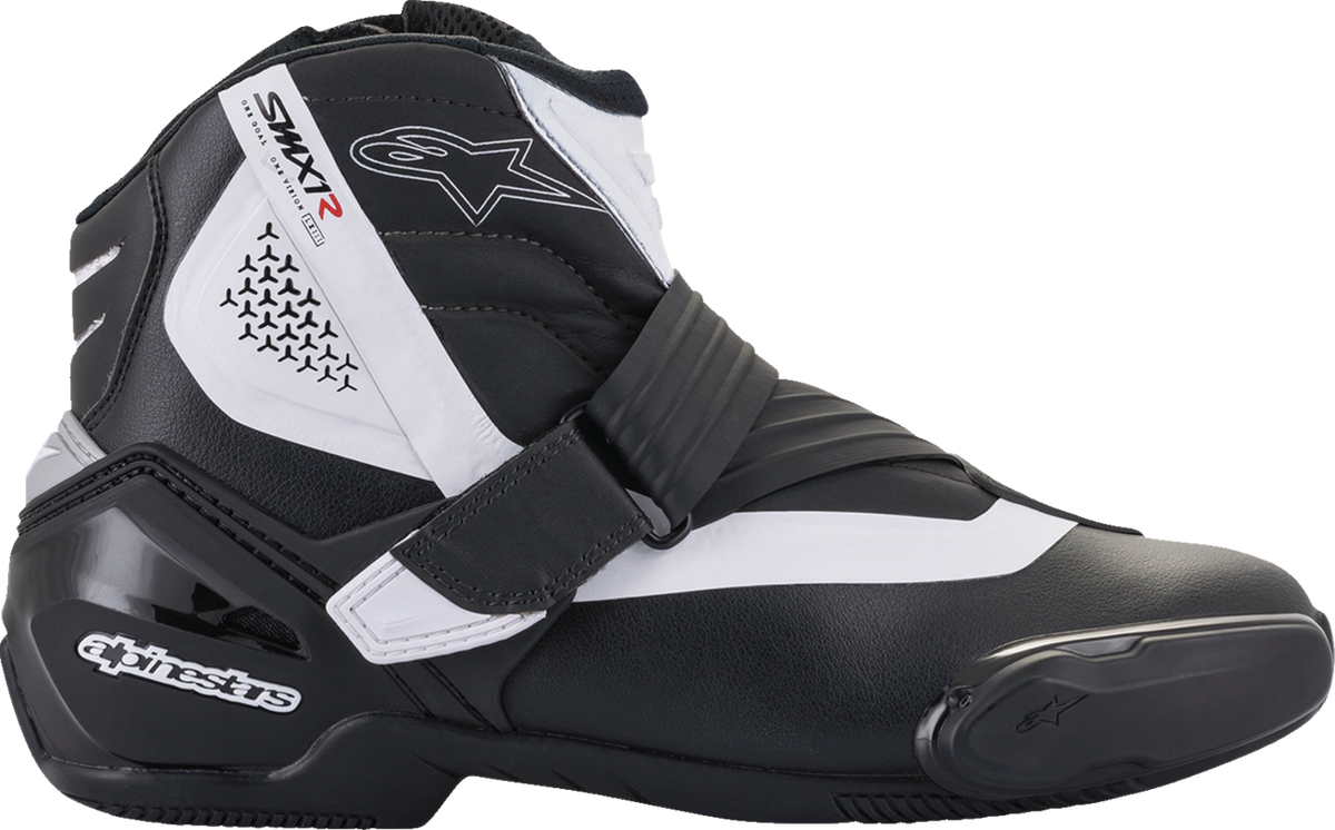 Alpinestars SMX-1 R V2 Boots - Black/White - US 6.5 / EU 40