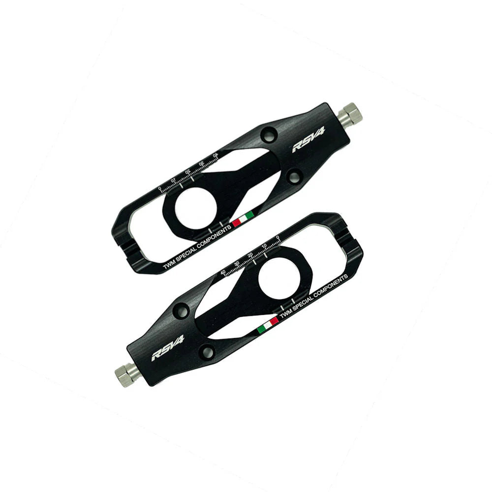 TWM WSBK Billet Chain Adjusters For Aprilia RSV4 1100 RR Factory 21-25