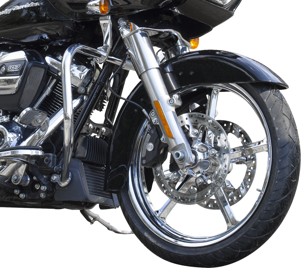 Coastal Moto Wheel - Rockstar - Front - Dual Disc/Without ABS - Chrome - 21x3.25 - FL