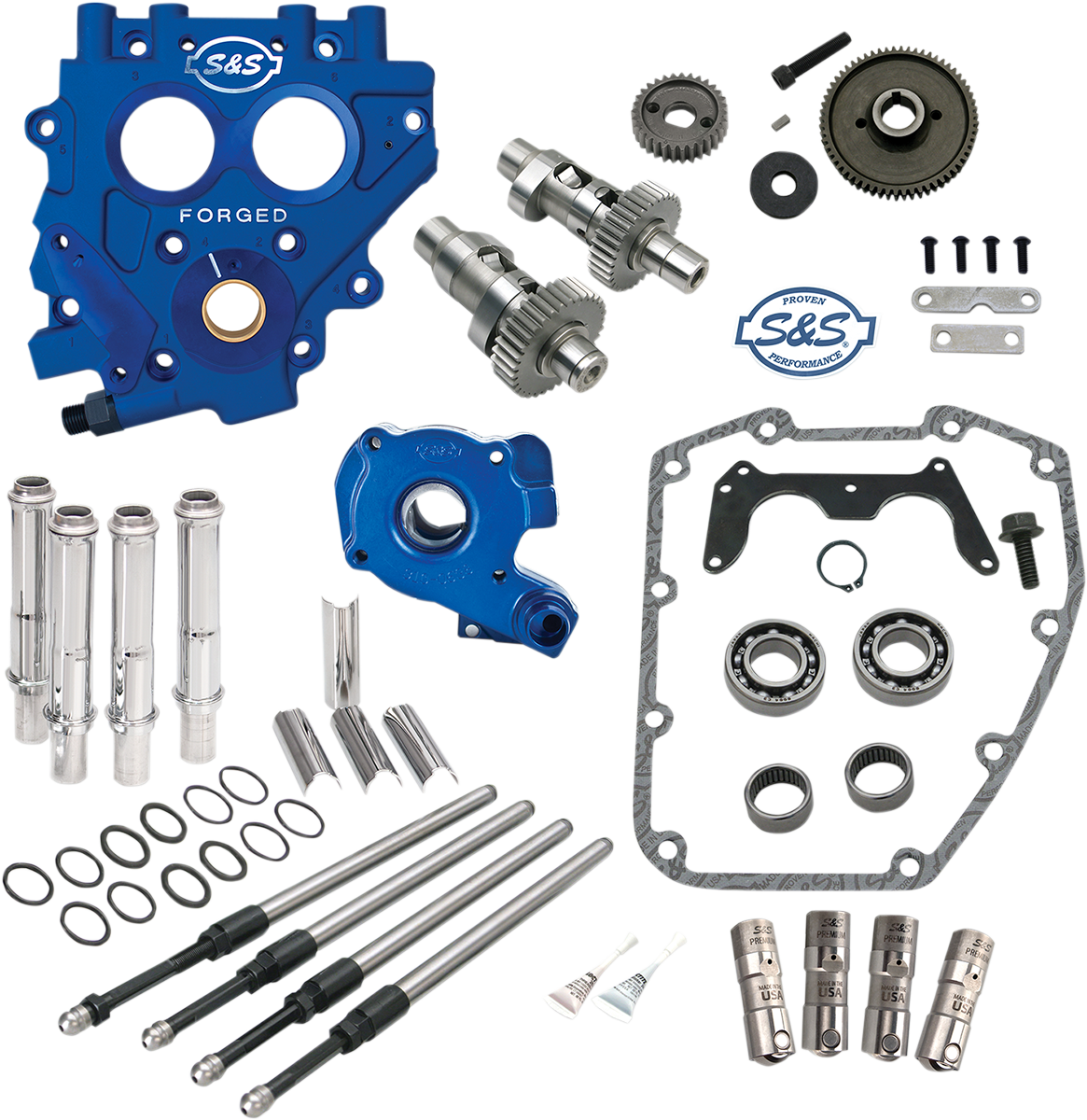 S&amp;S Cycle Cam Chest With Plate Kit - 585GE - Easy Start Cams - Twin Cam